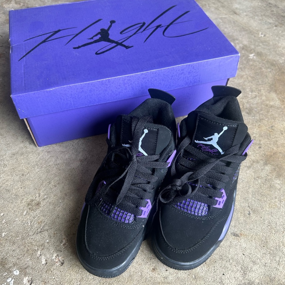 Jordan Kids Sneakers Black Purple